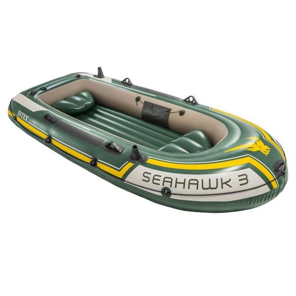 قایق بادی سی هاوک 3 نفره اینتکس مدل 68380 seahawk 3 person inflatable boat model 68380